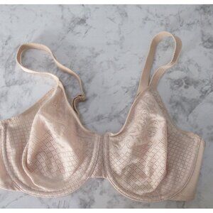 Wacoal Bra 34DD Beige Tan Visual Effects Minimizer Underwire 857210